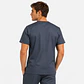 Polera Clínica Cargo Hombre Poplin Gris - Miniatura 3