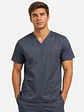 Polera Clínica Cargo Hombre Poplin Gris - Miniatura 1