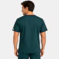 Polera Clínica Cargo Hombre Poplin  Verde Botella - Miniatura 3