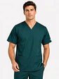 Polera Clínica Cargo Hombre Poplin  Verde Botella - Miniatura 2