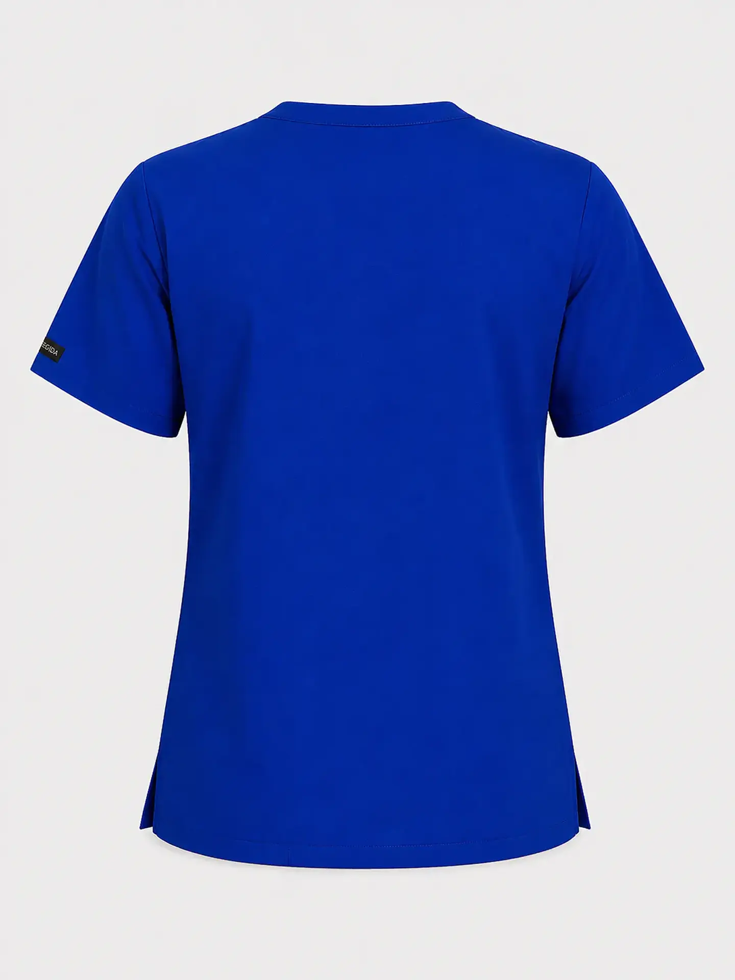 Polera Médica Cargo Hombre Cuello en V Antifluido Azul Rey | Egida 4