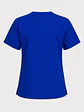 Polera Médica Cargo Hombre Cuello en V Antifluido Azul Rey | Egida - Miniatura 4