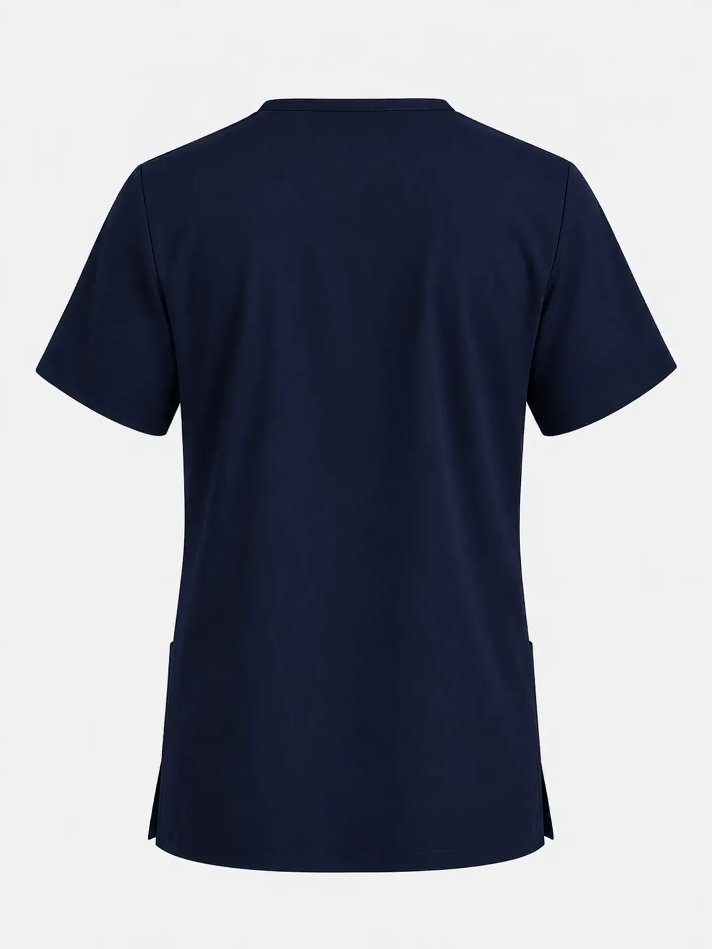 Polera Médica Cargo Hombre Cuello en V Antifluido Azul Marino | Egida 4