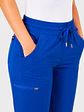 Pantalón Clínico Cargo Recto Hana Mujer Azul Rey Antifluido | Linea Aesthetic - Miniatura 3