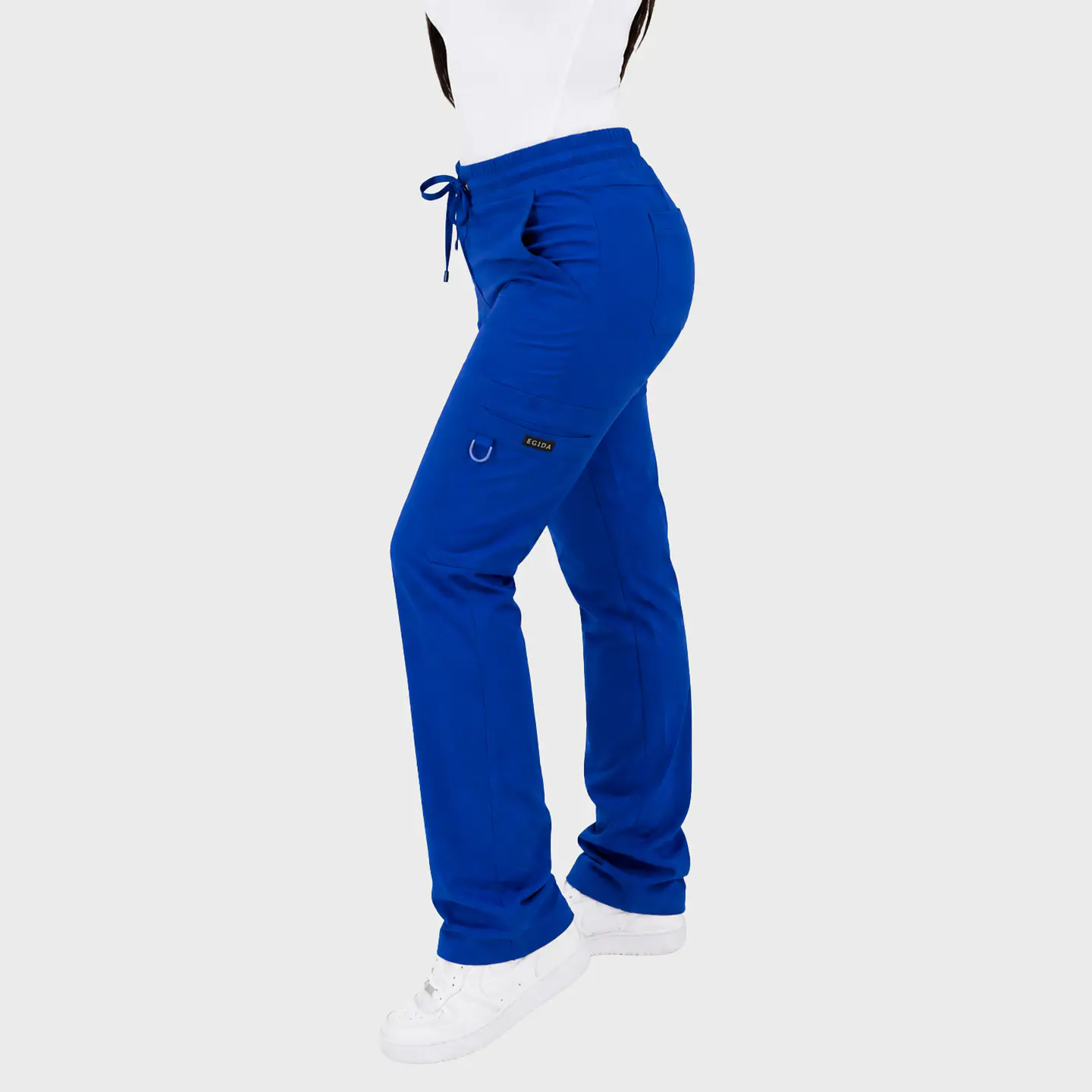 Pantalón Clínico Recto Hana Mujer Azul Rey Antifluido | Linea Aesthetic 2
