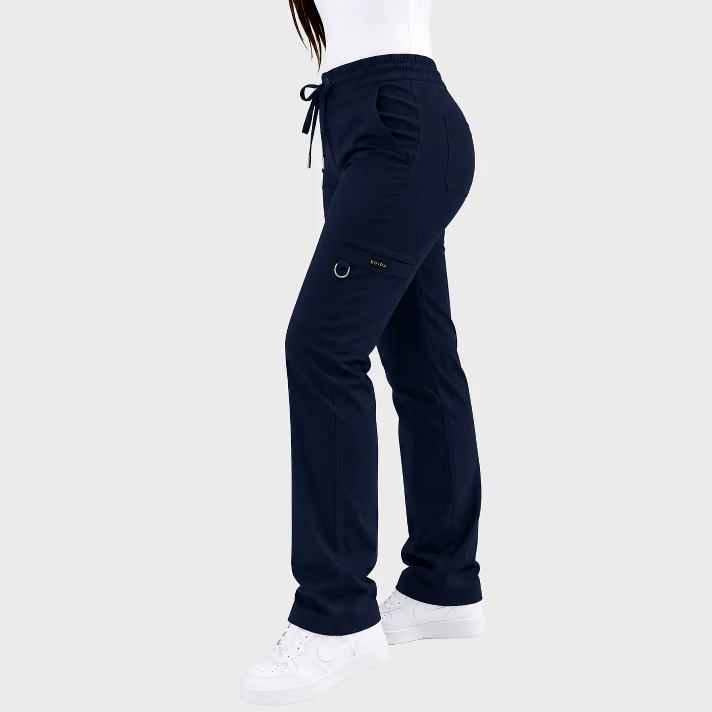 Pantalón Clínico Recto Hana Mujer Azul Marino Antifluido | Linea Aesthetic 2