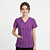 Blusa Médica Estampada Lluvia Magenta Mujer | Egida Uniformes