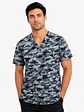 Polera Médica Antifluido Hombre Camuflaje Urbano Gris  - Miniatura 1