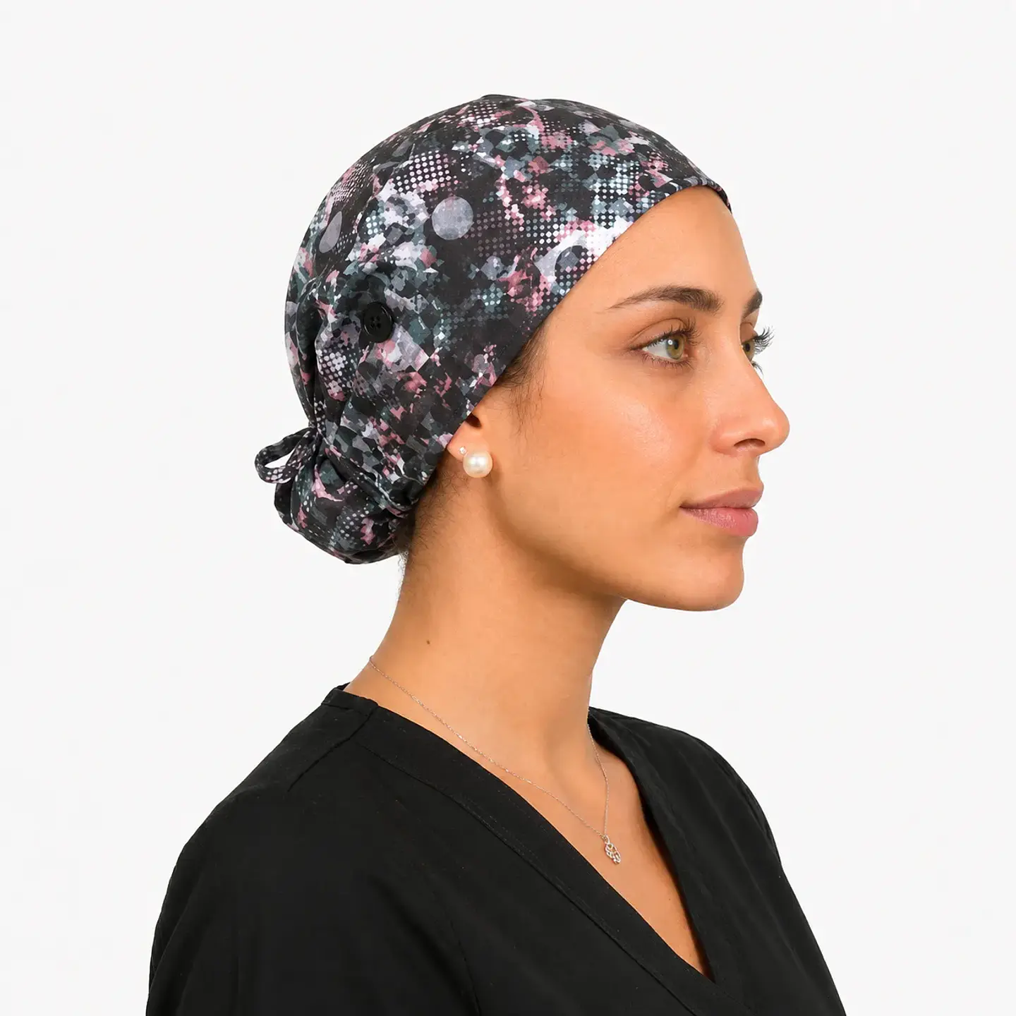 Gorro Médico  Estampado Galaxia Mujer  3