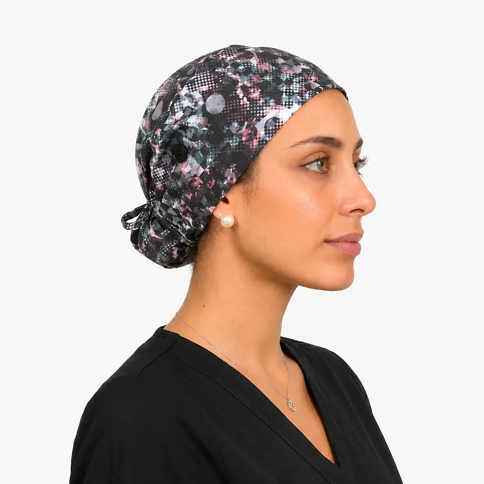 Gorro Médico  Estampado Galaxia Mujer  3