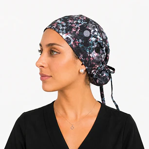 Gorro Médico  Estampado Galaxia Mujer 