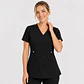 Blusa Clínica Cargo Antifluido Elasticada color Negro para Mujer - Miniatura 2