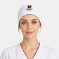 Gorro Clínico Blanco Bordado Universidad Mayor  - Miniatura 2
