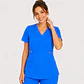 Blusa Clínica Cargo Antifluido Elasticada color Azul Vibes para Mujer - Miniatura 1