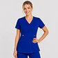 Blusa Clínica Cargo Antifluido Elasticada color Azul Rey para Mujer - Miniatura 2