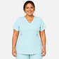 Blusa Clínica Cargo Antifluido Elasticada Menta para Mujer - Miniatura 3
