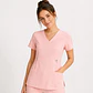 Blusa Clínica Cargo Antifluido Elasticada Damasco para Mujer - Miniatura 1