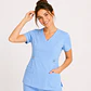 Blusa Clínica Cargo Elasticada Antifluido Celeste Jacinto-Paquete vela para Mujer - Miniatura 1