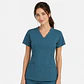 Blusa Clínica Cargo  Antifluido Elasticada Verde petróleo para Mujer - Miniatura 2