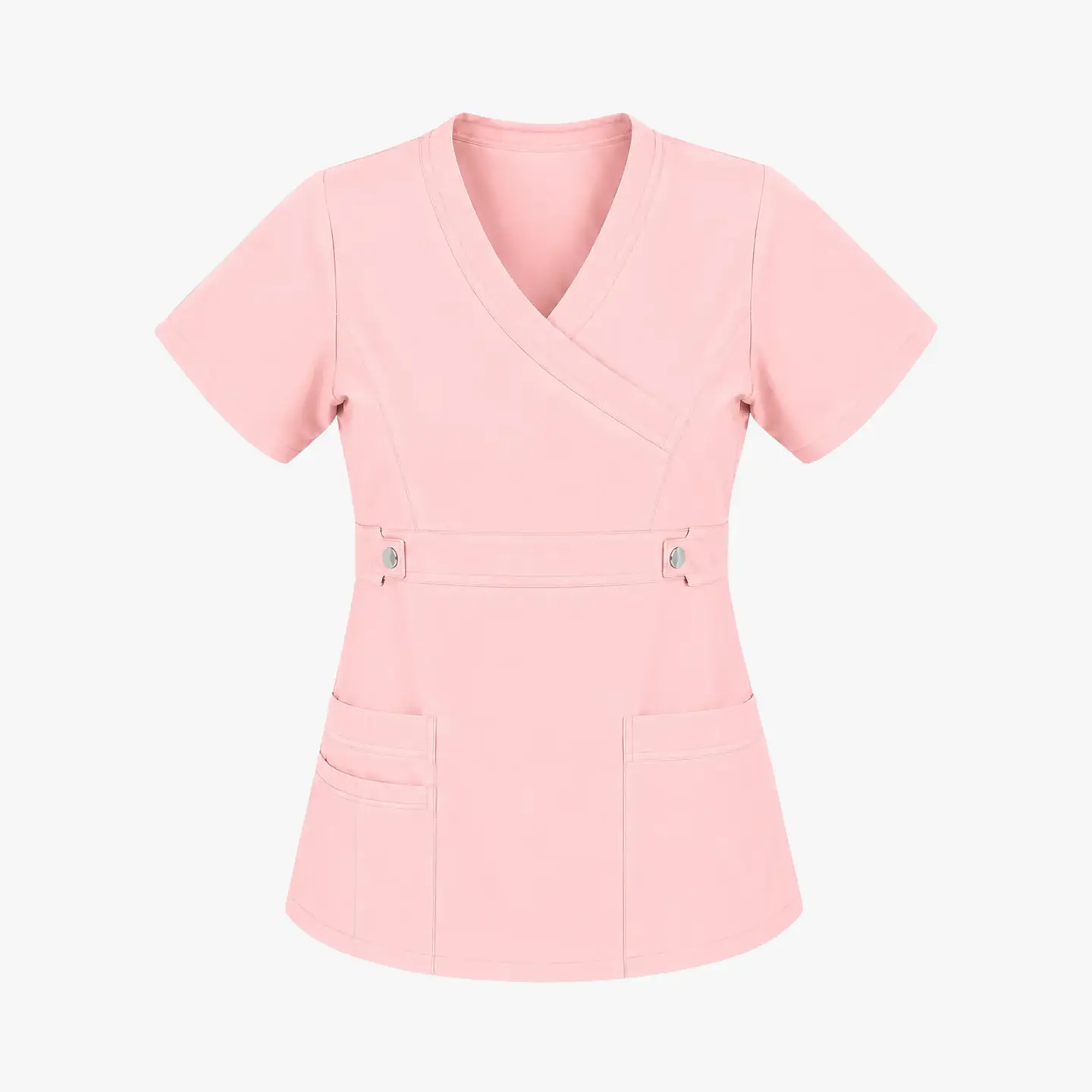 Blusa Clínica Cargo Antifluido Elasticada Damasco para Mujer 4