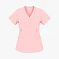 Blusa Clínica Cargo Antifluido Elasticada Damasco para Mujer - Miniatura 4
