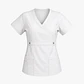 Blusa Clínica Cargo Antifluido Elasticada color Blanco para Mujer - Miniatura 5