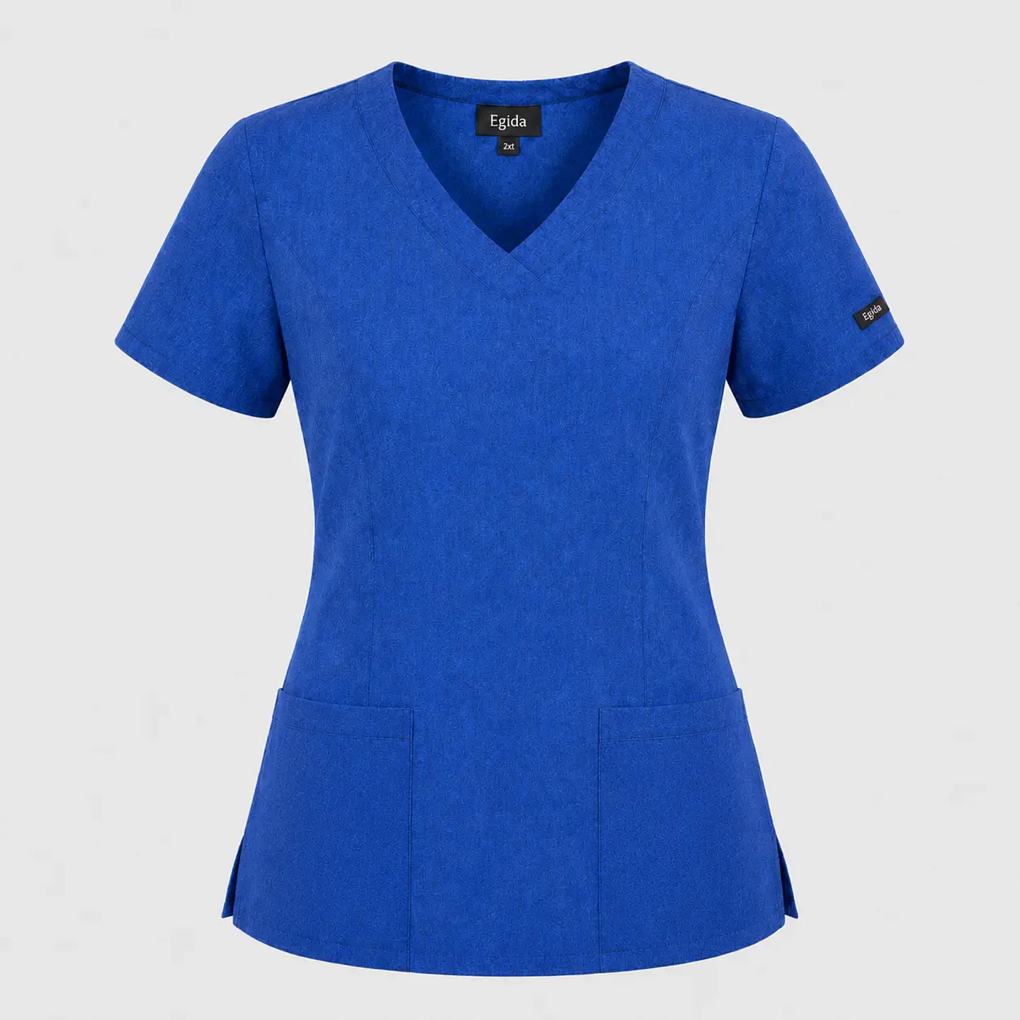Blusa Clínica Estampada Filigrana Azul  3