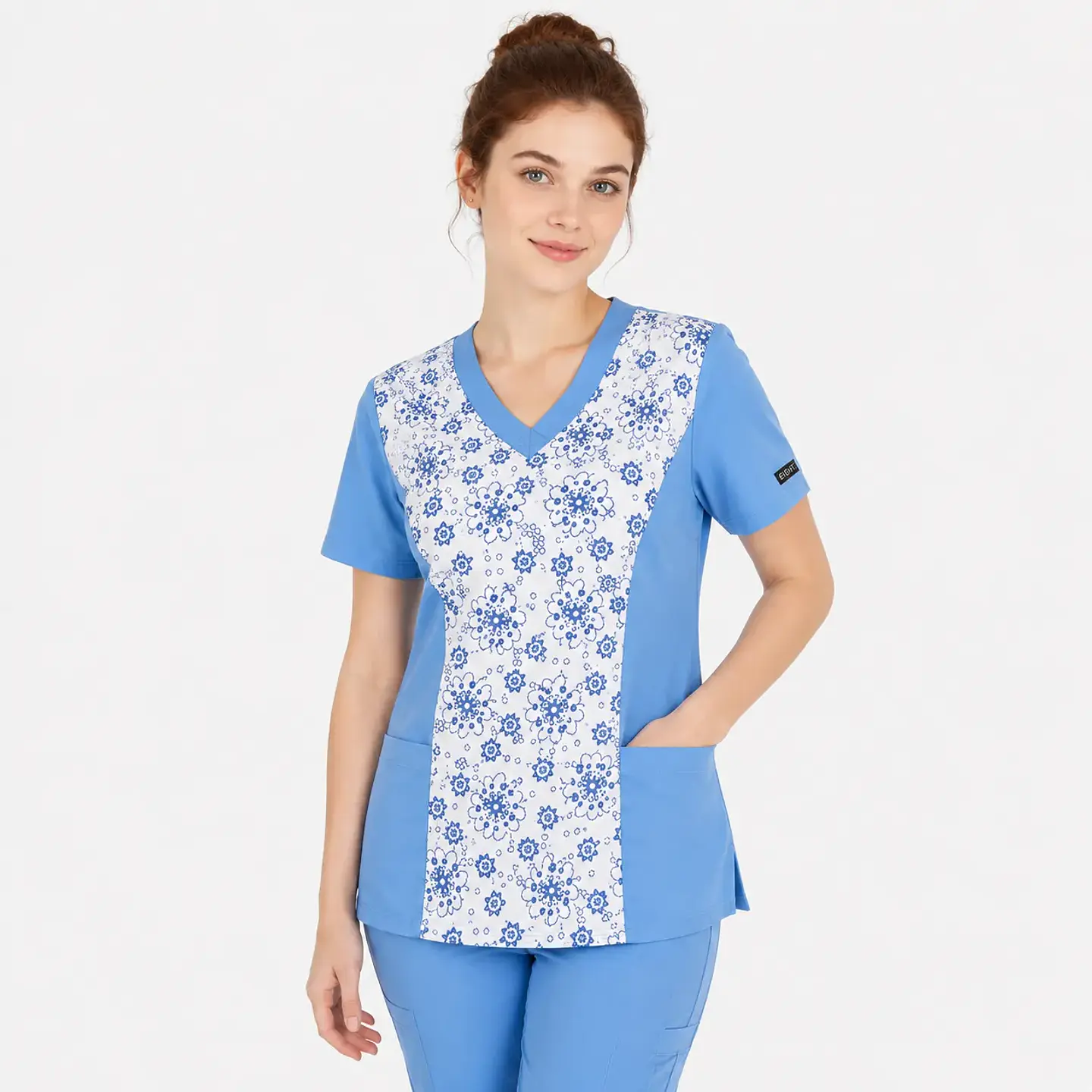 Blusa Clínica  Estampada Cielo Floral 2