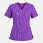 Blusa Clínica Estampada Cascada Violeta - Miniatura 3