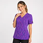 Blusa Clínica Estampada Cascada Violeta - Miniatura 1