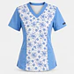 Blusa Clínica  Estampada Cielo Floral - Miniatura 3
