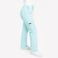 Pantalón Clínico Modelo Cargo Antifluido Menta - Miniatura 1