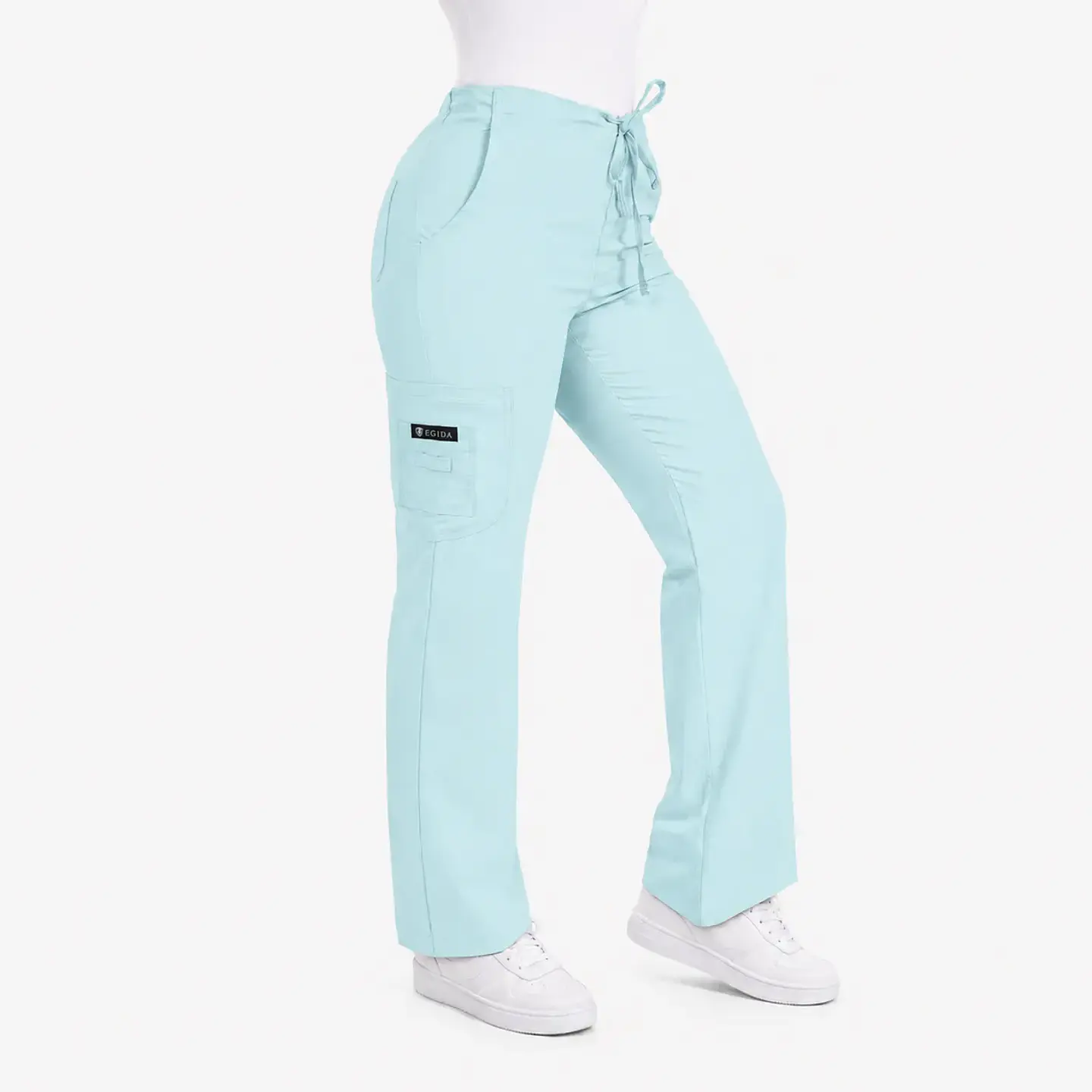 Pantalón Clínico Modelo Cargo Antifluido Menta 4