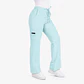 Pantalón Clínico Modelo Cargo Antifluido Menta - Miniatura 4