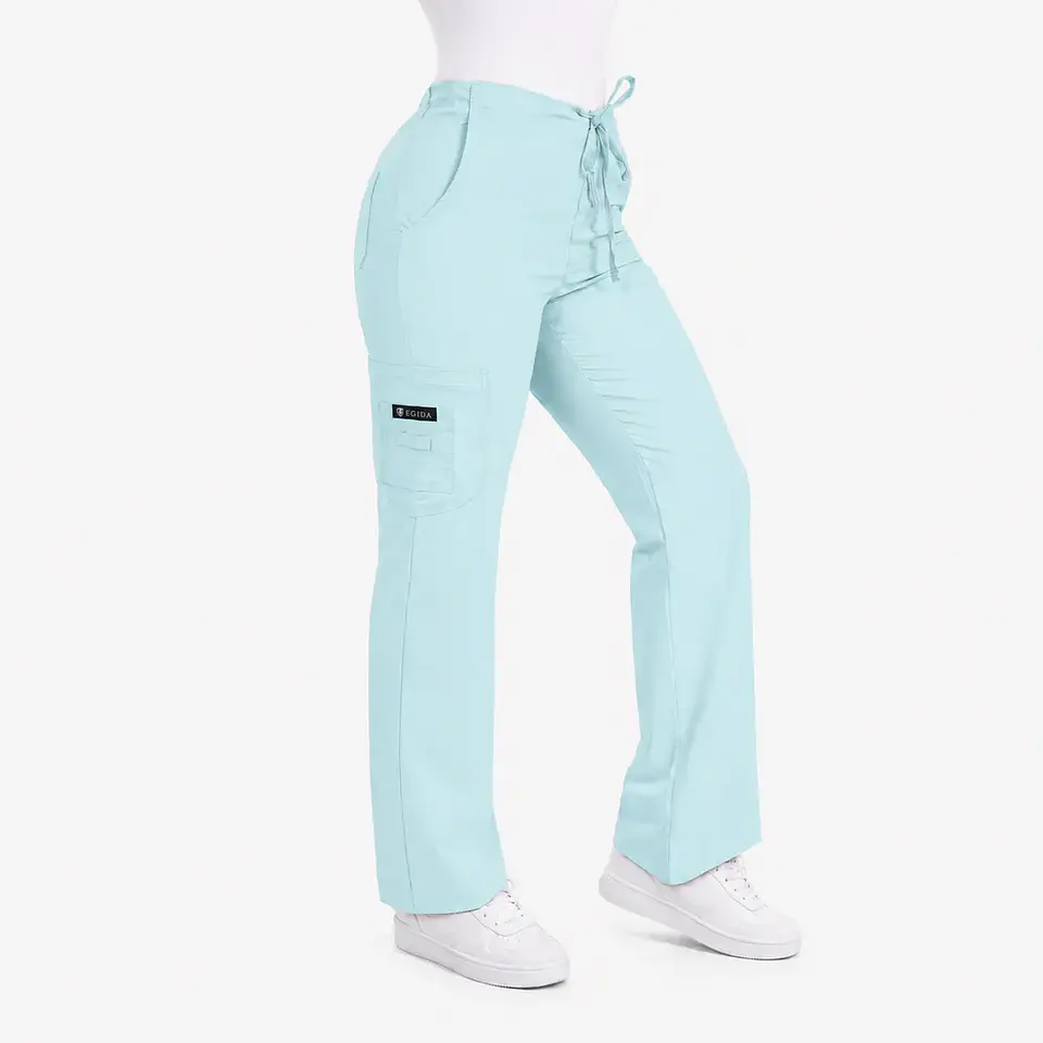 Pantalón Clínico Modelo Cargo Antifluido Menta 4