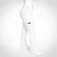 Pantalón Clínico para Mujer Modelo Cargo Antifluido Elasticado Blanco - Miniatura 1