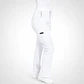 Pantalón Clínico para Mujer Modelo Cargo Antifluido Elasticado Blanco - Miniatura 5