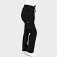 Pantalón Clínico para Mujer Modelo Cargo Antifluido Elasticado Negro - Miniatura 7