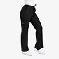 Pantalón Clínico para Mujer Modelo Cargo Antifluido Elasticado Negro - Miniatura 3
