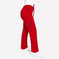 Pantalón Clínico para Mujer Modelo Cargo Antifluido Elasticado Rojo Italiano - Miniatura 1