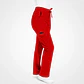 Pantalón Clínico para Mujer Modelo Cargo Antifluido Elasticado Rojo Italiano - Miniatura 5