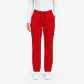 Pantalón Clínico para Mujer Modelo Cargo Antifluido Elasticado Rojo Italiano - Miniatura 2