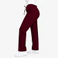 Pantalón Clínico para Mujer Modelo Cargo Antifluido Elasticado Burdeo - Miniatura 4