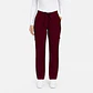 Pantalón Clínico para Mujer Modelo Cargo Antifluido Elasticado Burdeo - Miniatura 2