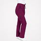 Pantalón Clínico para Mujer Modelo Cargo Antifluido Elasticado Ciruela - Miniatura 5