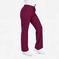 Pantalón Clínico para Mujer Modelo Cargo Antifluido Elasticado Ciruela - Miniatura 3