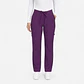 Pantalón Clínico para Mujer Modelo Cargo Antifluido Elasticado Morado - Miniatura 2