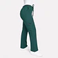 Pantalón Clínico para Mujer Modelo Cargo Antifluido Elasticado Verde Botella - Miniatura 1