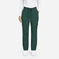 Pantalón Clínico para Mujer Modelo Cargo Antifluido Elasticado Verde Botella - Miniatura 2