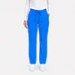 Pantalón Clínico para Mujer Modelo Cargo Antifluido Elasticado Azul Vibes  - Miniatura 2